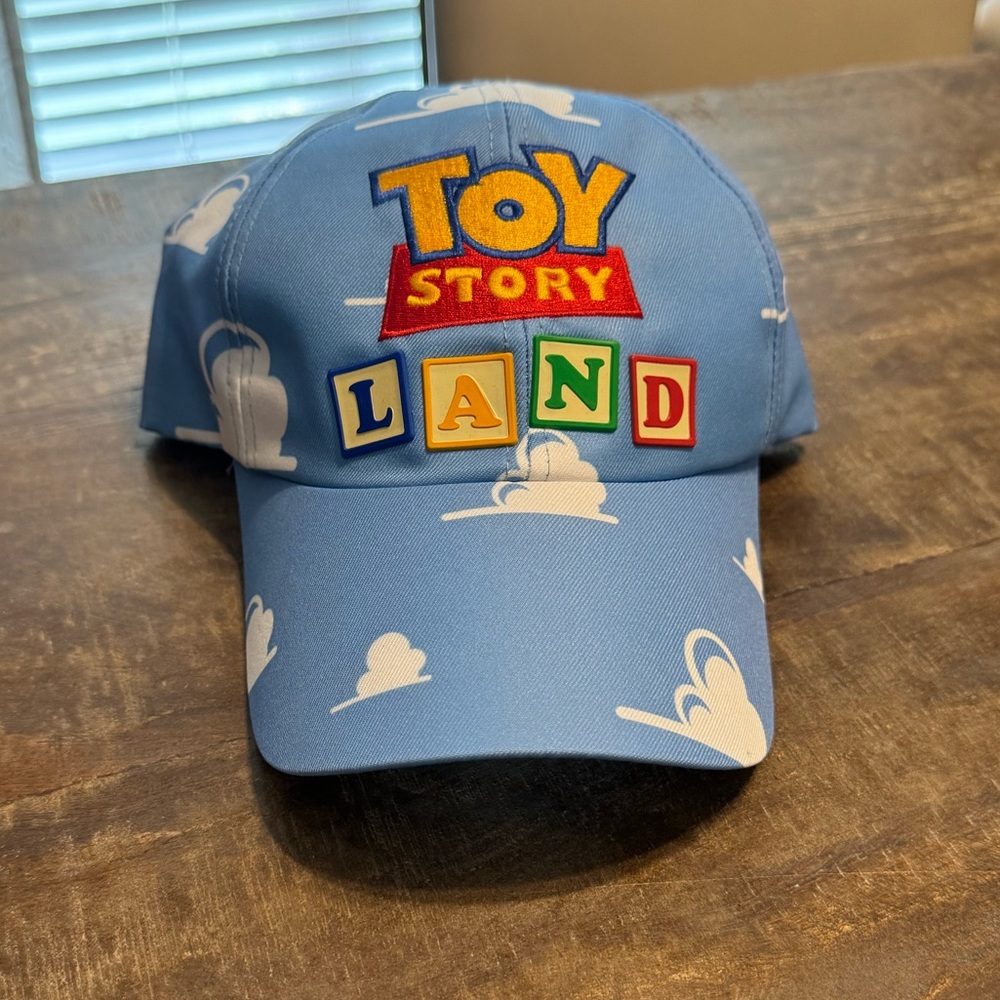 Toy Story Land Light Blue Disney Parks Adjustable Adult Baseball Cap Hat